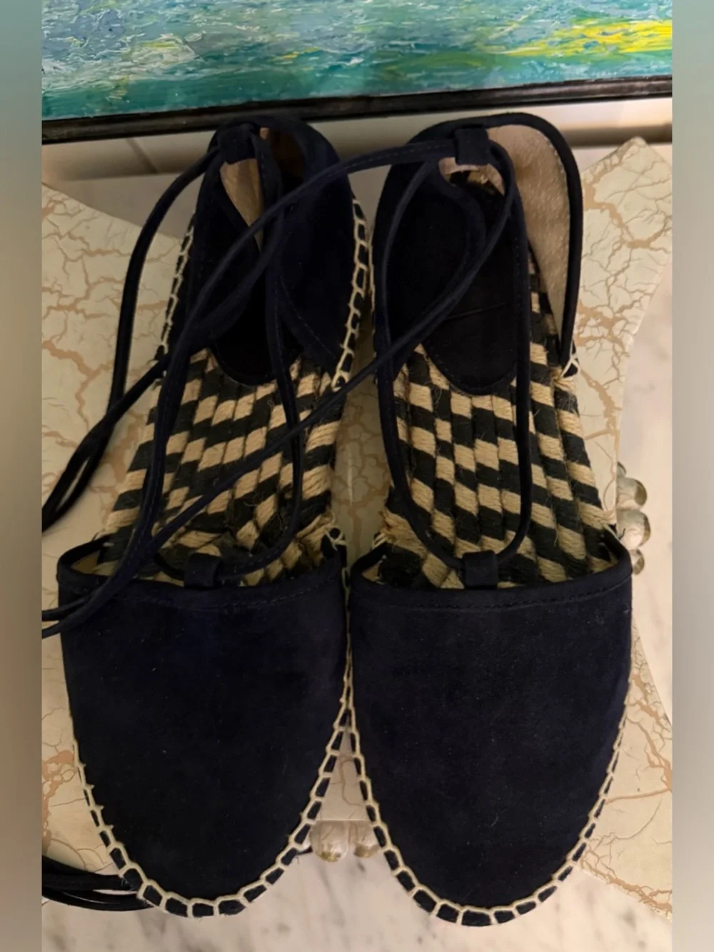 Frye suede espadrille